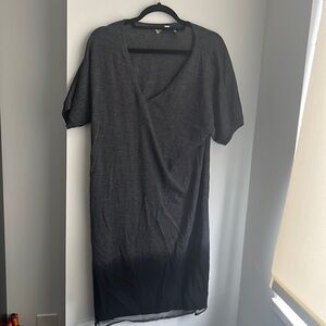 Loft Ombre Wool V-Neck Dress - XL